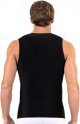 Mens Compression Tummy Control Tank with Velcro Shoulders Straps